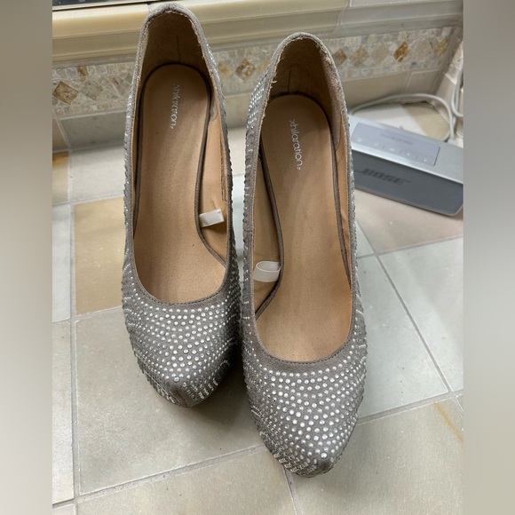 Rhinestone platform heels - Picture 3 of 9